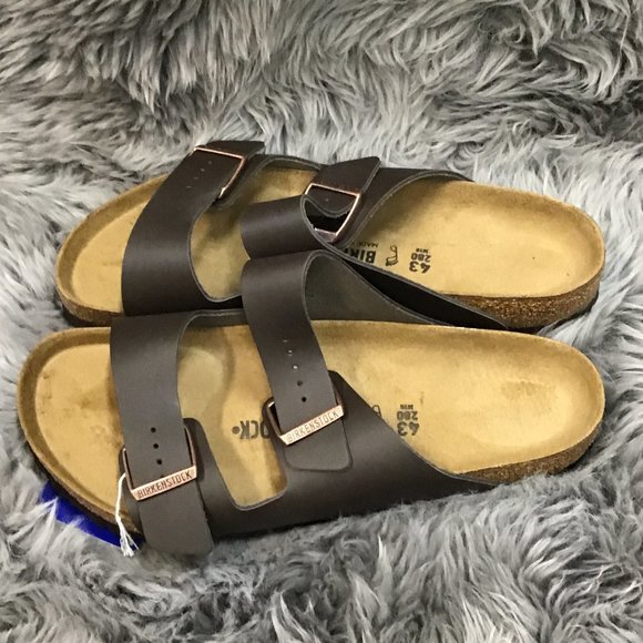 Birkenstock | Arizona BS Men's Sandals | Dark Brown | Narrow Fit | Size 10 - Picture 4 of 6